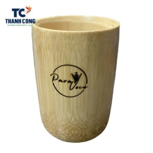 Logo Bamboo Cup Mug