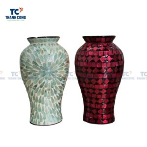 Lacquer Vase Lacquer Nacre Inlay (TCHD-23083)