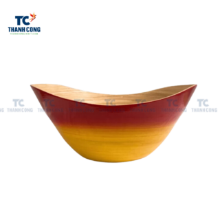 Oval Bamboo Salad Bowl