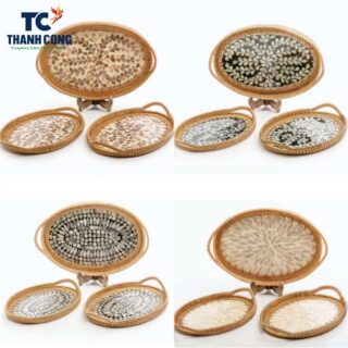 Rattan Tray Round