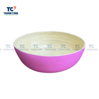 Pink Bamboo Bowl
