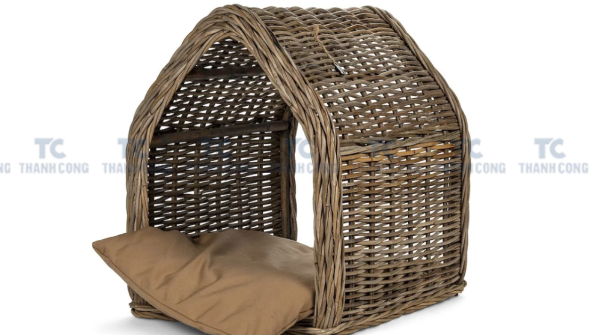 Rattan dog hot sale bed uk