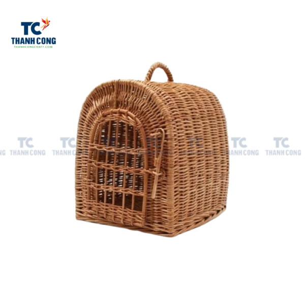 Image showcasing Rattan Wicker Dog Cage/ Crate/ Kennel (TCPH-23002)