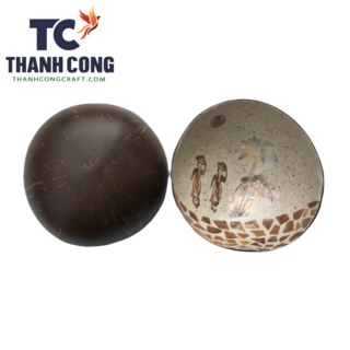 Vietnamese coconut tree bowls