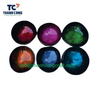 Blowing Flower Coconut Shell Bowl