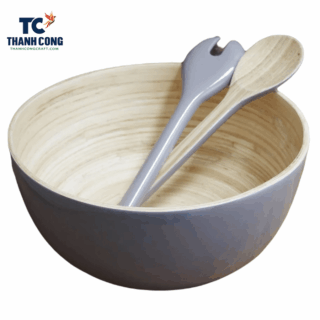 bamboo salad bowl spoon