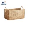 large hyacinth basket with handle