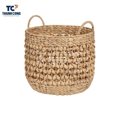 Water Hyacinth Basket With Handles, Hyacinth Basket With Handles