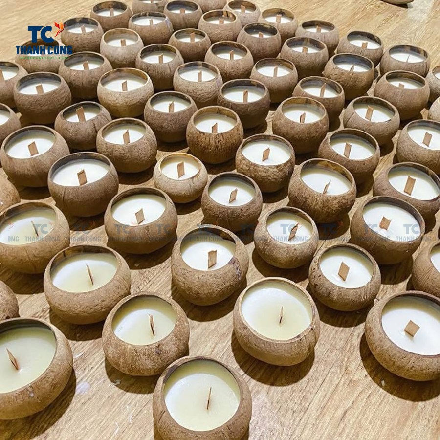 Empty Coconut Shell for Candle Making (TCCP-22005)