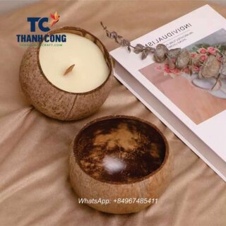 empty coconut shell for candle making, empty coconut shell for candle