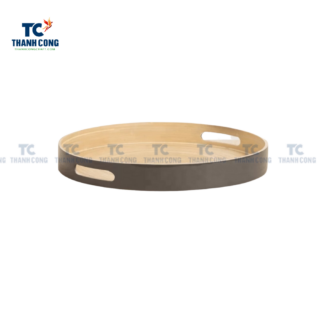 Circular Bamboo Tray