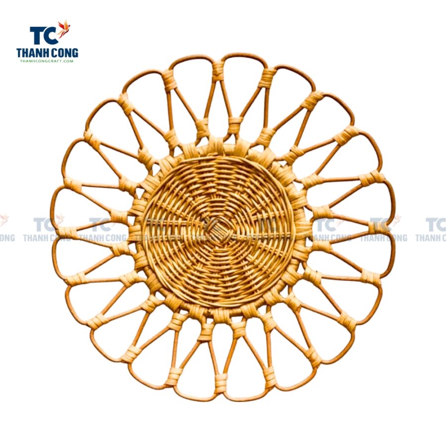 Flower Rattan Placemat (TCKIT-23117)