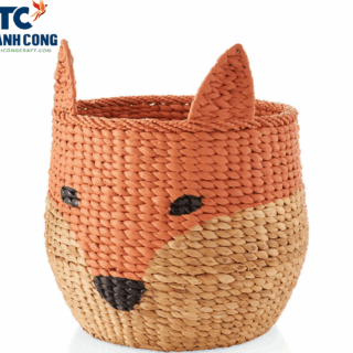 Hand Woven Fox Shaped Cute Basket Model 2022 (TCSB-22015)