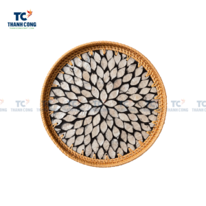 Mother Of Pearl Tray Round (TCKIT-23069)