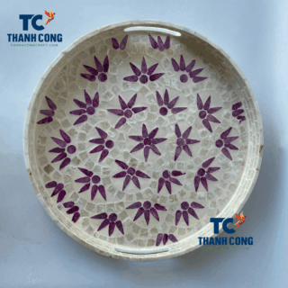 Mother of Pearl Accent Serving Tray Vietnam
