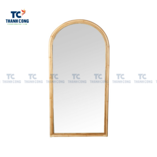 rattan floor mirror, cane floor mirror