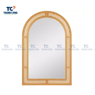 wicker full length mirror, rattan full length mirror