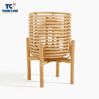 Rattan planter basket wholesale, wicker plant pot on legs, wicker plant pot with legs, plant stand wicker basket