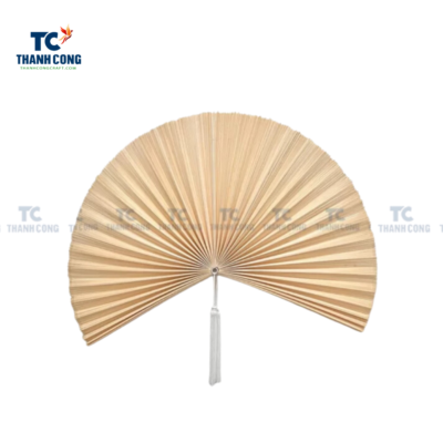 Rustic Bamboo Folding Fan