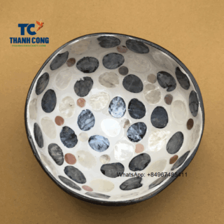Seashell Inlaid Coconut Bowl Wholesale