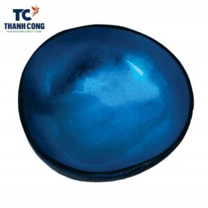 Blue Metallic coconut shell bowls wholesale, coconut shell bowl wholesale
