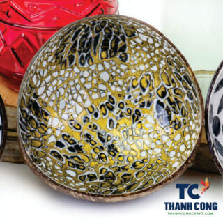 egg shell coconut shell bowls