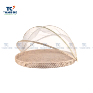 Woven Rattan Dish Cover