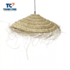 hanging seagrass lampshade