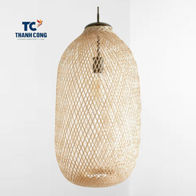 Large bamboo lampshade
