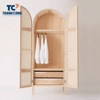 Natural Rattan Cabinet