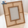 rattan picture frame