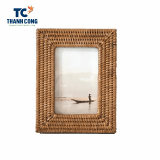 rattan picture frame 8x10