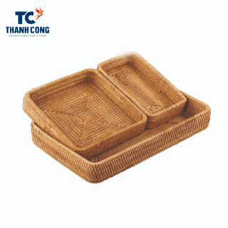 rattan tray set 3 supplier