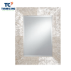 white capiz mirror rectangle