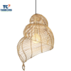 Seashell Wicker Rattan Lamp Shade