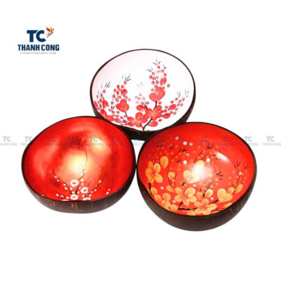 Coconut Shell Painting, coconut shell bowls wholesale