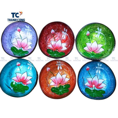 Coconut Shell Painting, coconut shell bowls wholesale