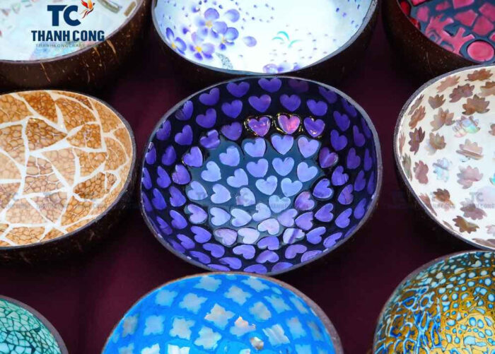 Lacquer coconut shell bowls bring us many benefits!