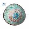 Coconut Bowl with Mother of Pearl Inlaid, coconut shell bowls wholesale