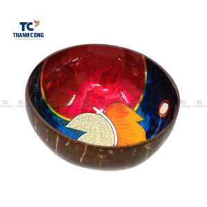 Coconut Shell Painting, coconut shell bowls wholesale