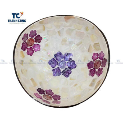 Flower Shape Mother of Pearl Coconut Bowl, coconut shell bowls wholesale