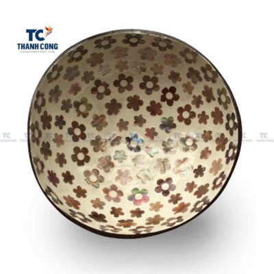 Lacquer coconut bowls with mother of pearl inlaid