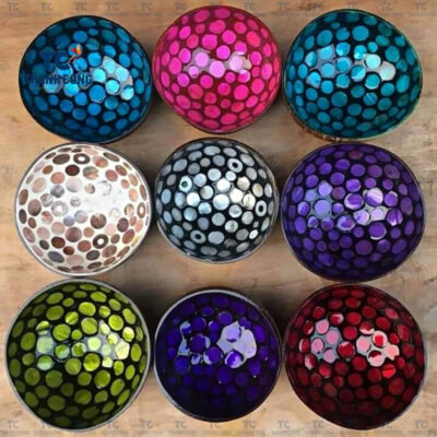 lacquer coconut shell bowls