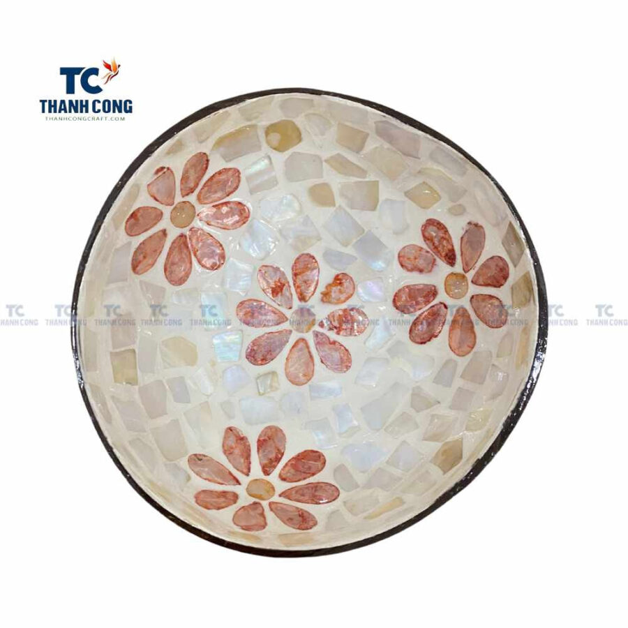 Mother of Pearl Coconut Bowl TCCB-23060, coconut shell bowls wholesale