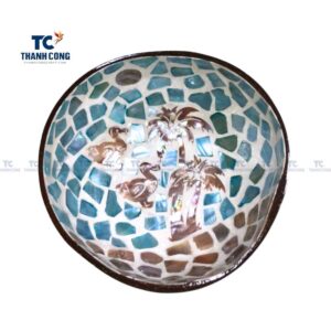 Mother of Pearl Coconut Bowl, coconut shell bowls wholesale, coconut bowl bulk