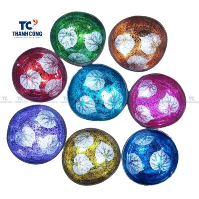 Lacquer Painting Coconut Shell Bowl, coconut shell bowls wholesale