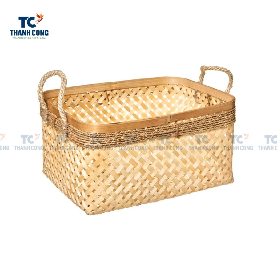 Antique Bamboo Basket (TCSB-23009)