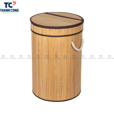Bamboo Waste Basket With Lid, Bamboo Waste Basket, Bamboo Waste Paper Basket