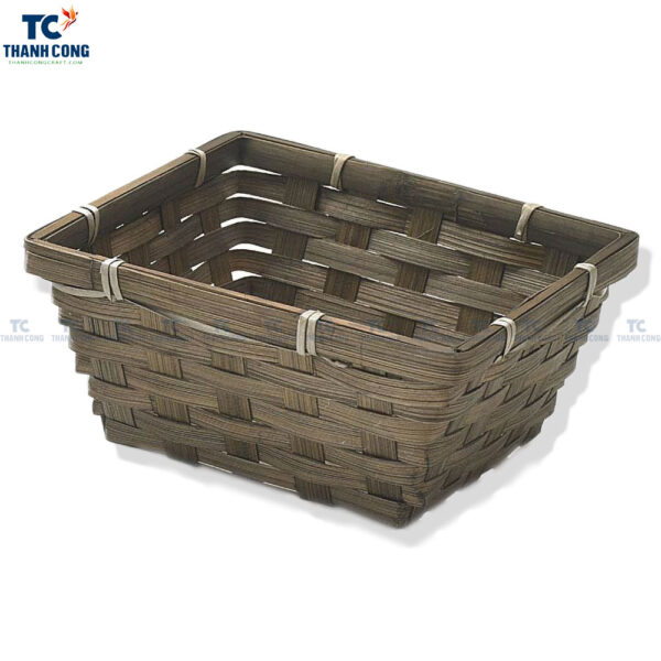 Black Bamboo Basket, Black Bamboo Basket Model 2023 (TCSB-23010)
