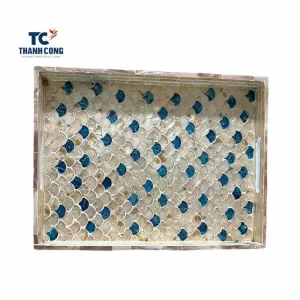 Fish Scales Shape Mosaic Serving Tray